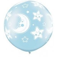 $D 2 GLOBOS JUMBO 3FT AZUL DULCE SUEÑ
