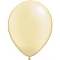 $D 6 GLOBOS 11" LATEX PERLADO MARFIL PAS