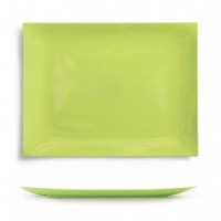 $D   10/U PLATO RECT.29,8X22,5 VERDE