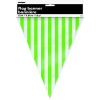 BANDERIN TRIANGULO RAYAS V. LIMA 3,65MT