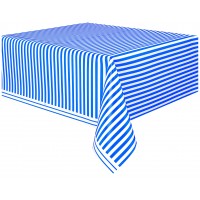   MANTEL PL RAYA AZULES 137X274CM