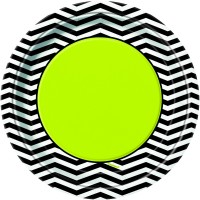 PAQ.8/U PLATO BIRTHDAY ZIG ZAG 17,8CM