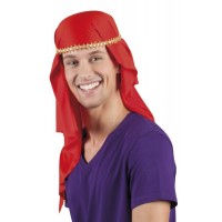$D TOCADO HOMBRE ARABE TELA ROJA