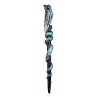 CETRO SERPIENTE NEGRO Y AZUL 64CM