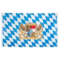 BANDERA BAVARIA AZUL/BLANCO 90X150CM