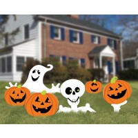PAQ.6/U DECORACION CESPED HALLOWEEN
