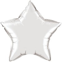   GLOBO 20" FOIL ESTRELLA  PLATA