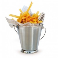  MINI CUBITERA PLATA INOX 12X12CM