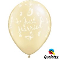 $D 25 GLOBOS 11" LATEX MARFI JUST MARRI