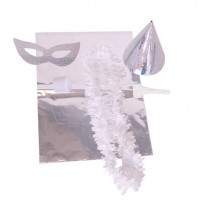   COTILLON UNICOLOR METAL PLATA