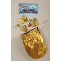 BOLSO ORO MONEDAS JOYAS PRINCESA ARABE