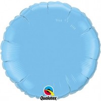   GLOBO 18" FOIL REDONDO CELESTE