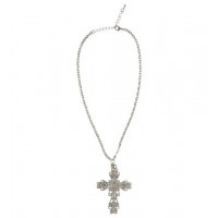 COLLAR CRUZ PIEDRITAS GOTICA