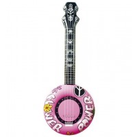 BANJO HINCHABLE ROSA 100CM