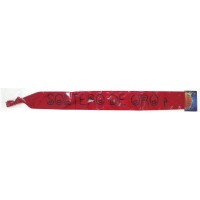 BANDA ROJA LETRAS SOLTERO DE ORO