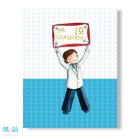 LIBRO DE FIRMAS CON MALETIN NIÑO 30X22CM