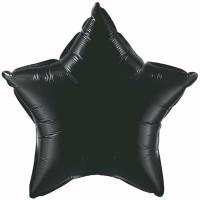   GLOBO 20" FOIL ESTRELLA NEGRA