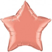   GLOBO 20" FOIL ESTRELLA CORAL
