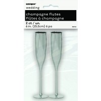   2  COPAS CHAMPAN PLATA 15,2CM