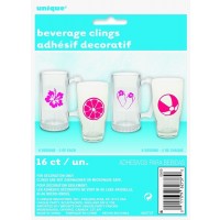PAQ.16/U ETIQUETAS VASOS VERANO