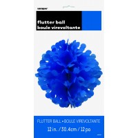   COLGANTE BOLA CORAL AZUL 30,4CM