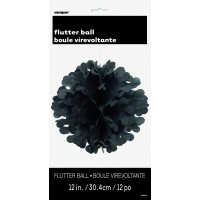  COLGANTE BOLA CORAL NEGRO 30,4CM