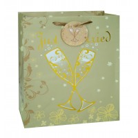 BOLSA REGALO DISEÑO BODAS 26,5X33CM