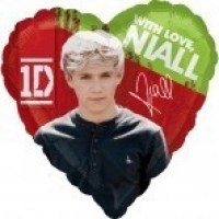GLOBO 18 FORMA CORAZON 1DIRECTION NIALL