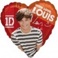 GLOBO 18 FORMA CORAZON 1DIRECTION LOUIS