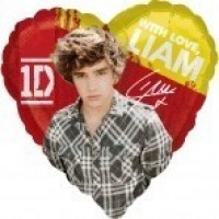 GLOBO 18 FORMA CORAZON 1DIRECTION 45CM