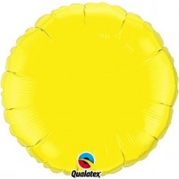   GLOBO 18" FOIL REDONDO AMARILLO