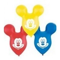 $D 25 GLOBOS 15" FORMA CABEZA MICKEY