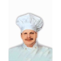   GORRO ADULTO CHEF BLANCO