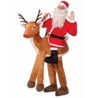 MEGA DISFRAZ T-UNICA RENO PAPA NOEL