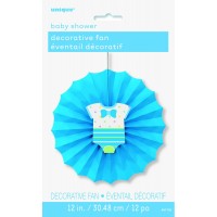 COLGANTE ABANICO CELESTE BODY BABY BOY
