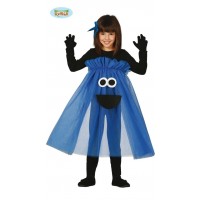 $DDISFRAZ 7A9AÑOS MONSTRUO TUTU AZUL