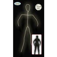 $D DISFRAZ T-UNICA WOMAN BLACK LIGHT