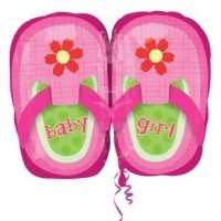 GLOBO FOIL FORMA ZAPATITOS BABY GIRL
