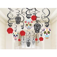   KIT 30PZ TIRAS ESPIRALES CALAVERA