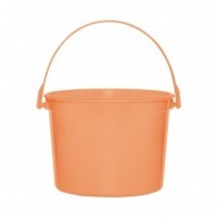   CUBO CON ASA NARANJA 16CMX11,4CM