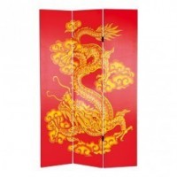 $ BIOMBO DRAGON DE ORO 180X120CM