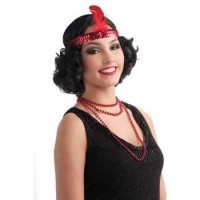 PELUCA FLIRTY FLAPPER NEGRA AÑOS 20
