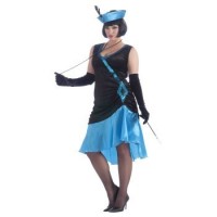  DISFRAZ PLUS SIZE BETTY BLUE AÑOS 20