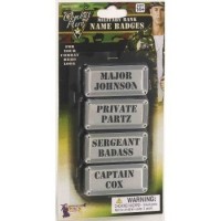 SET 4/U PLACAS MILITARES