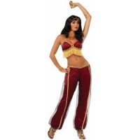  DISFRAZ T-U BAILARINA ARABE ROJO RUBI
