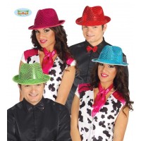 $D SOMBRERO GANGSTER COLORES SURTIDOS
