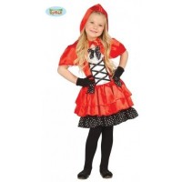 $DDISFRAZ 3A4 CAPERUCITA ROJO/NEGRO