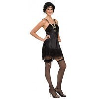 - DISFRAZ T-S FLAPPER NEGRO AÑOS20
