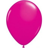 6 GLOBOS 11" LATEX FUCSIA BERRY