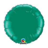   GLOBO 18" FOIL REDONDO VERDE ESMER